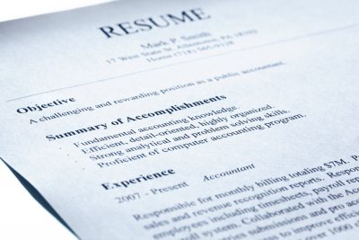 Medical Billing Job Interview: Bring Copies of your Resume