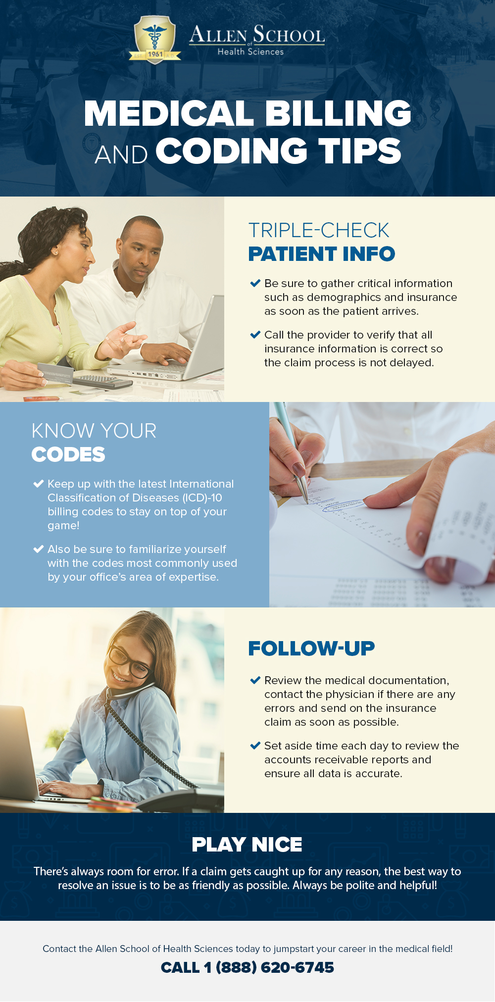 medical billing and coding infographic